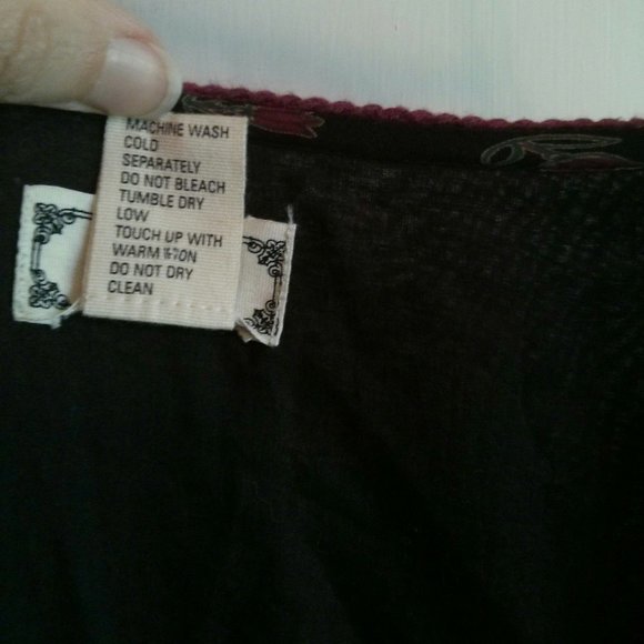 Anthro Viola 100% Cotton Peasant Dress Size 0 Cottagecore Prairiecore Boho Folk - Picture 14 of 16